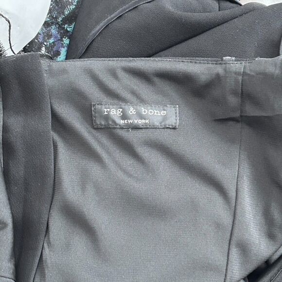 Rag & Bone Leather and Satin Trim Dress - Picture 11 of 11